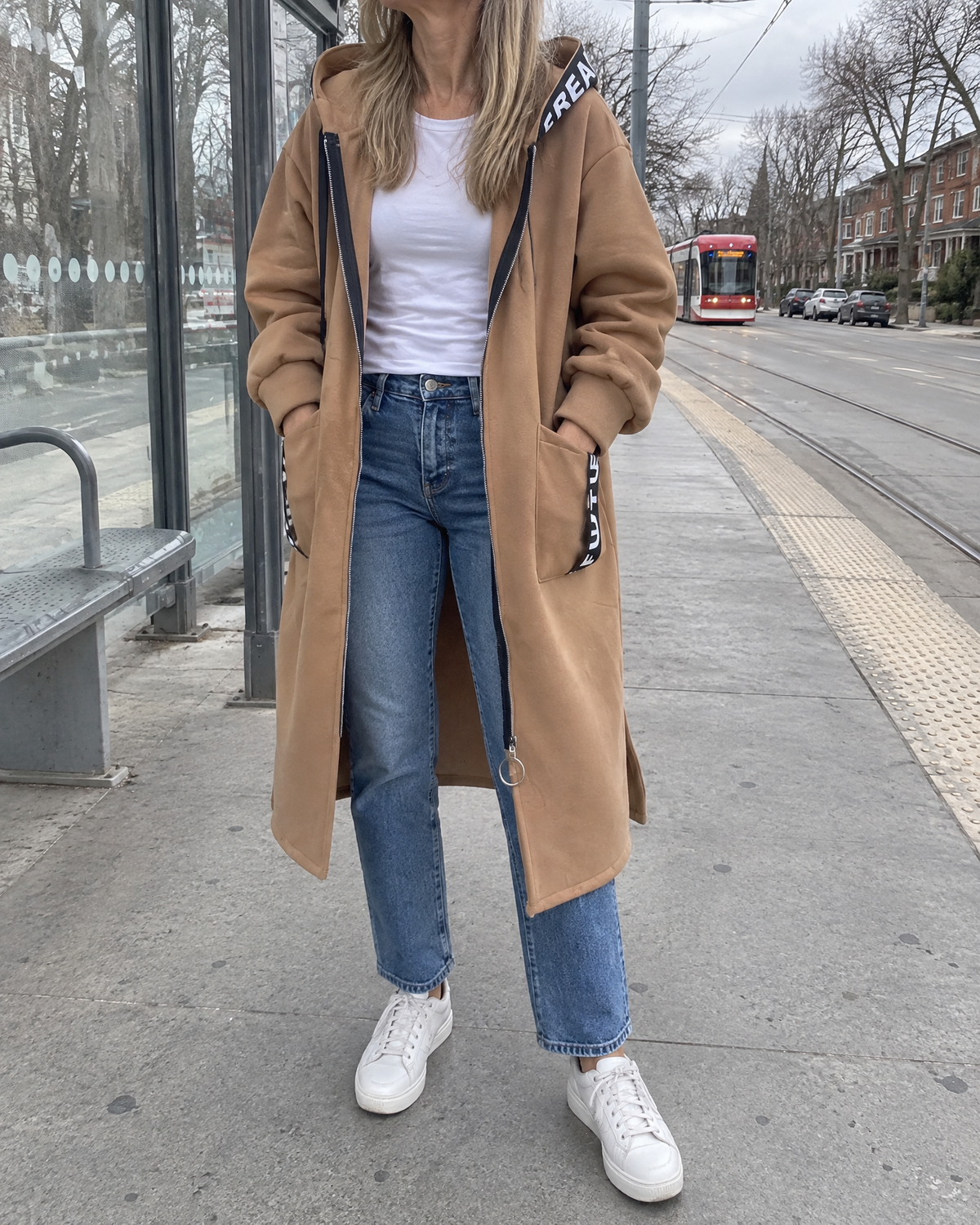 Women's Long Hooded Coat
