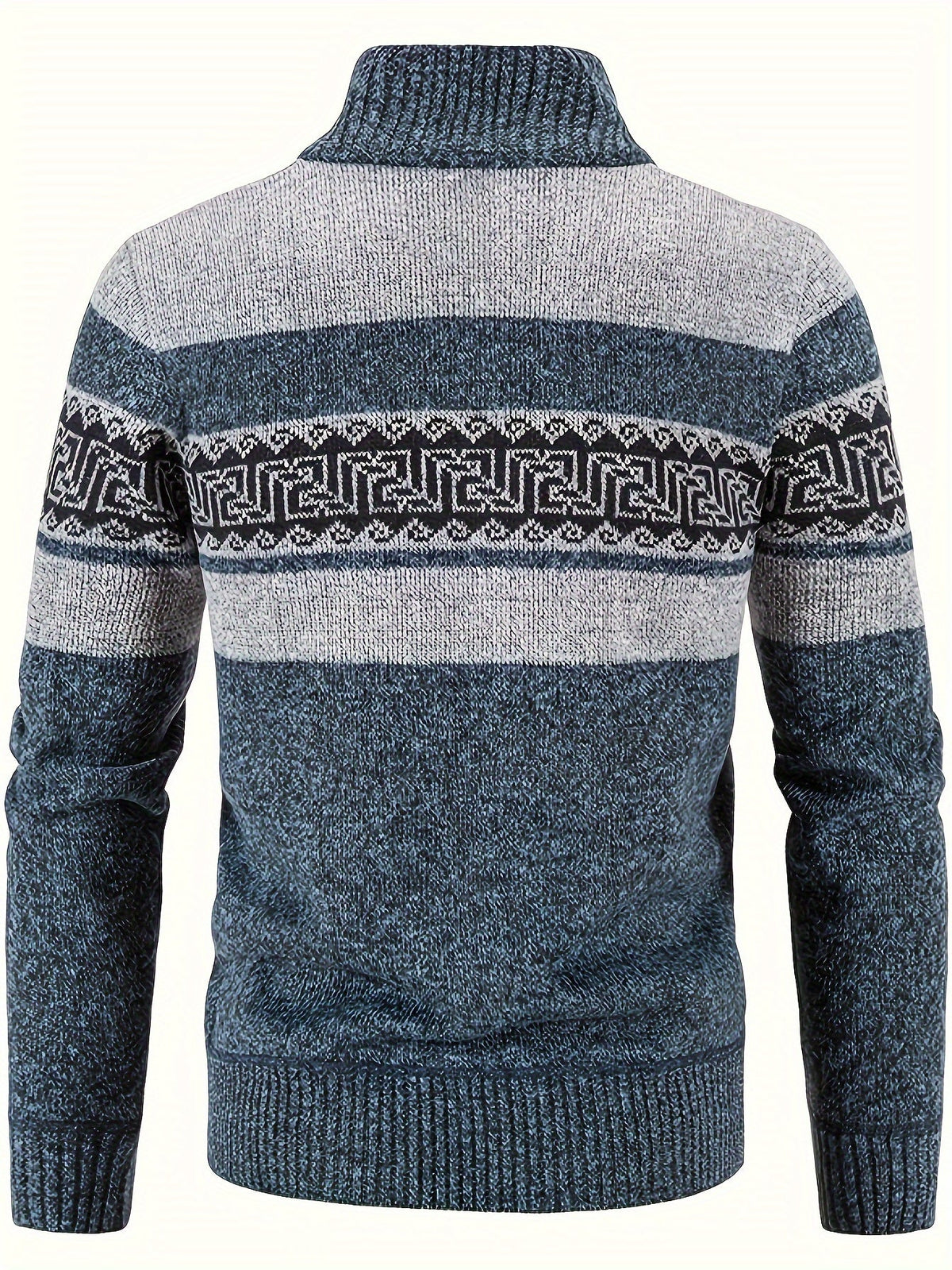 Brooks | Stylish Patterned Full-Zip Cardigan