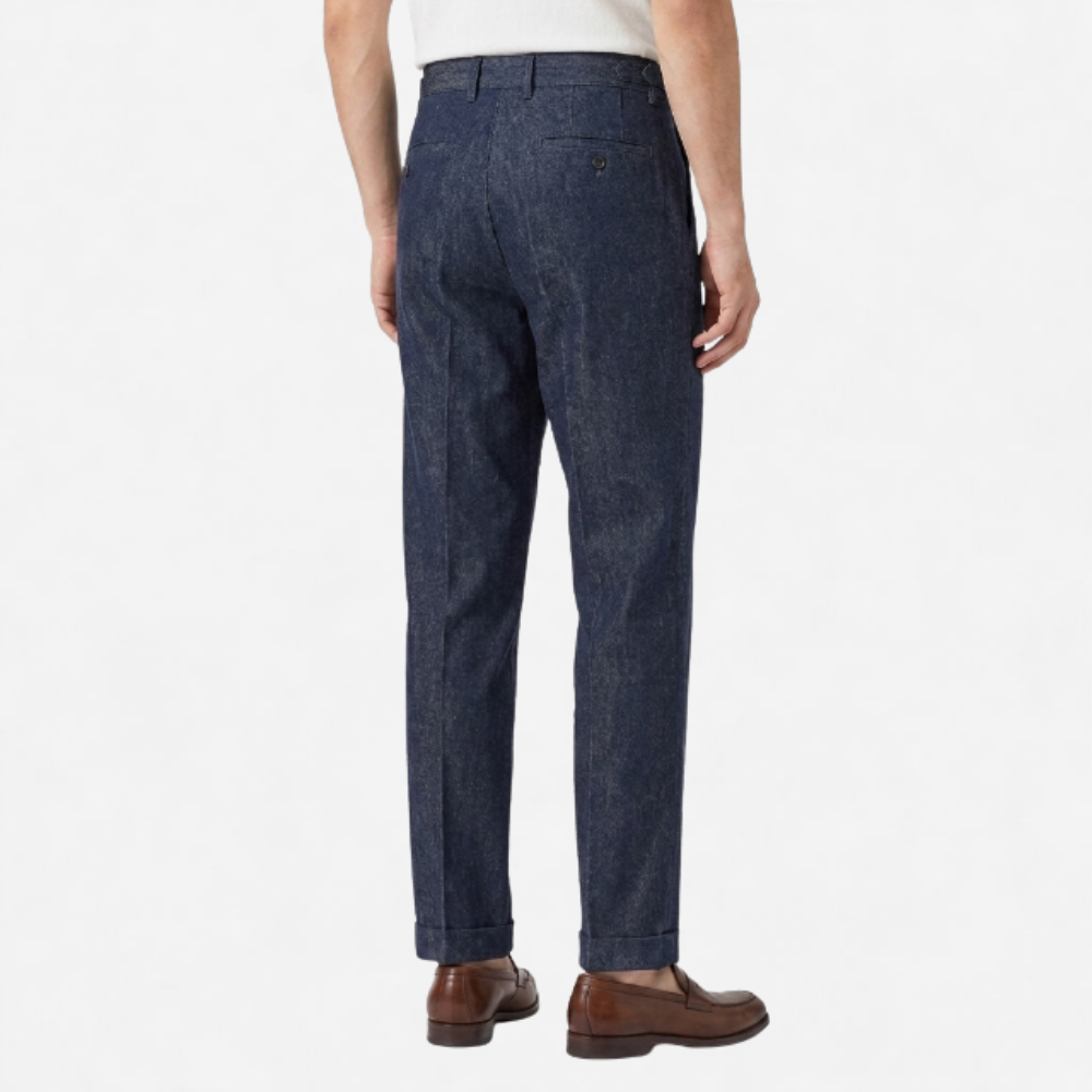 OLDMONEYLOOK | Men’s Refined Stretch Straight Leg Pants