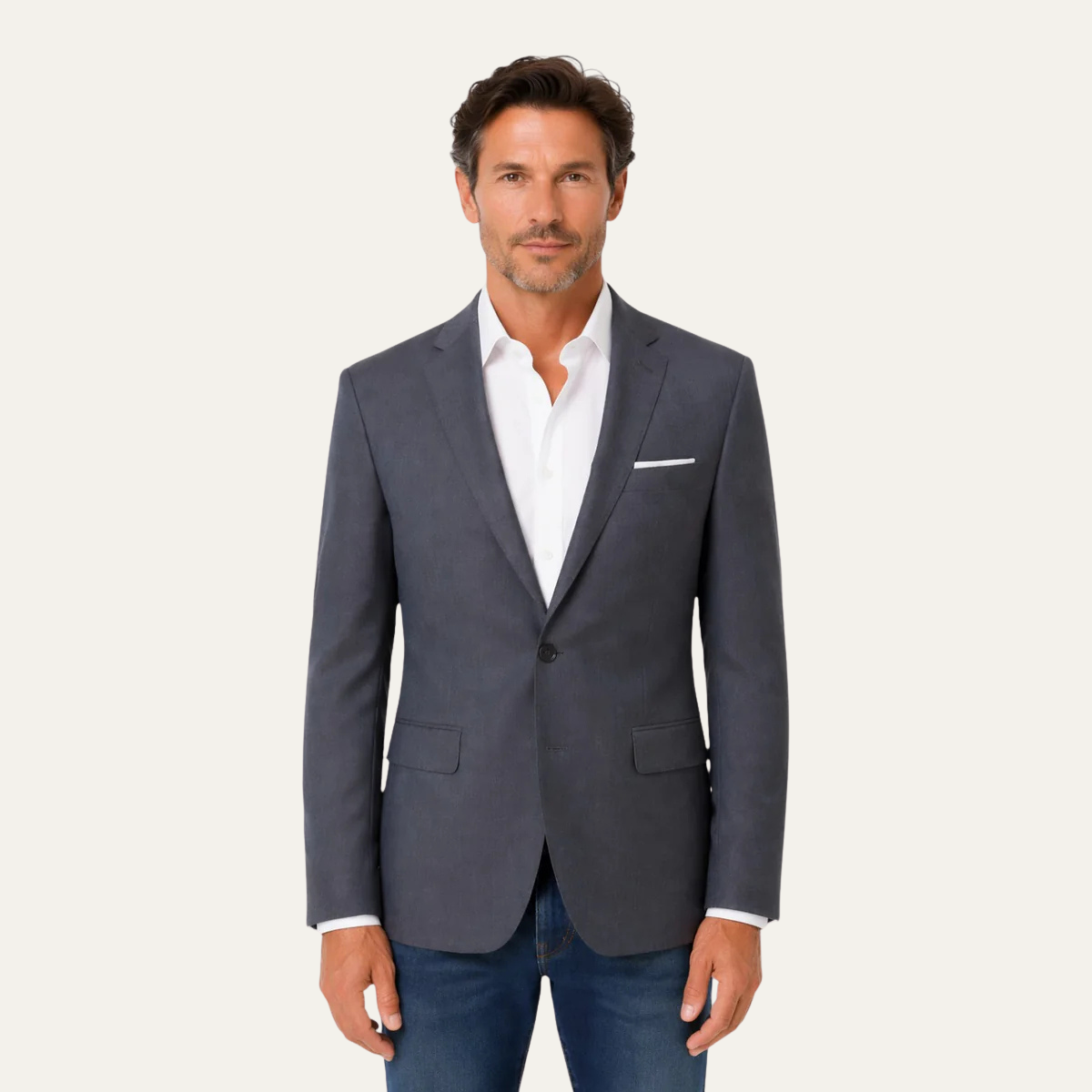 The Hanover Men’s Classic Single Breasted Suit Jacket