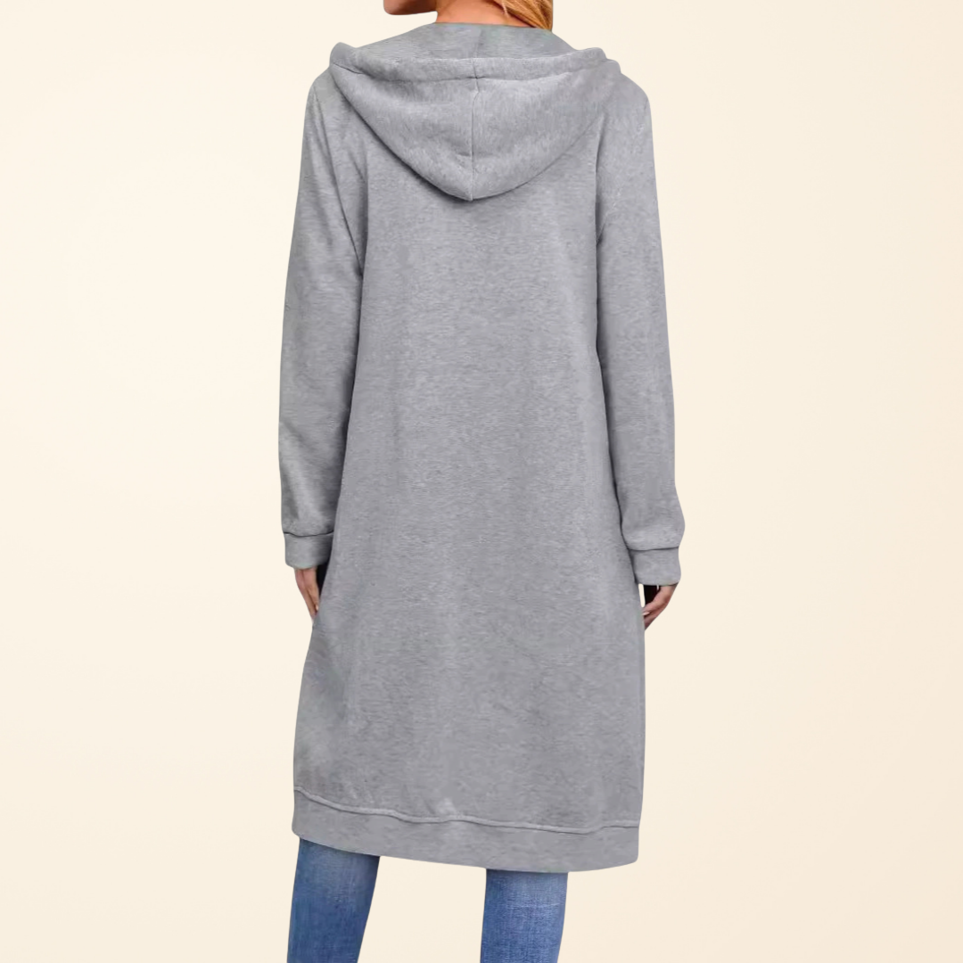 Women's Long Zipper Vest
