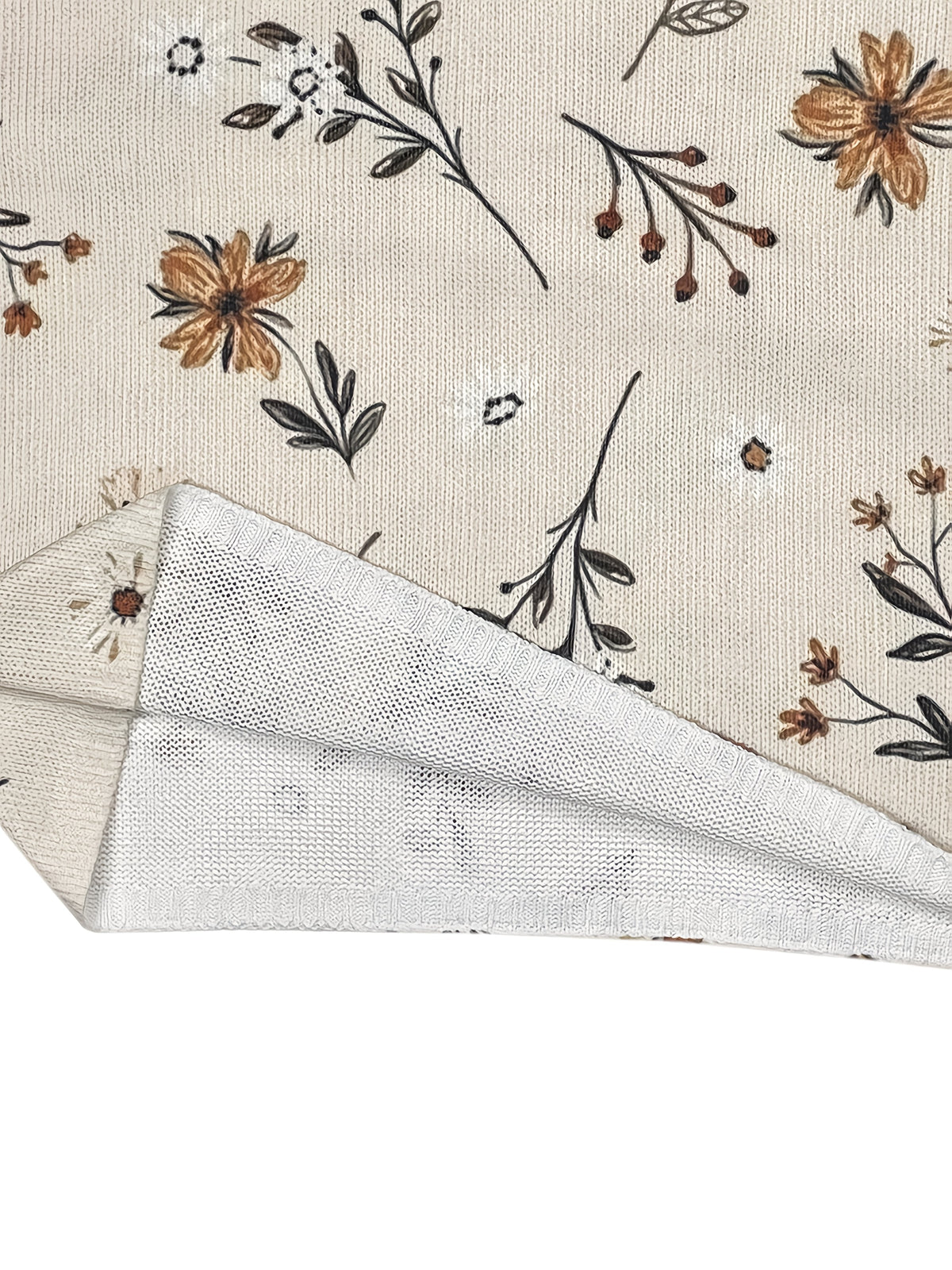 Saskia | V-Neck Floral Knit Sweater