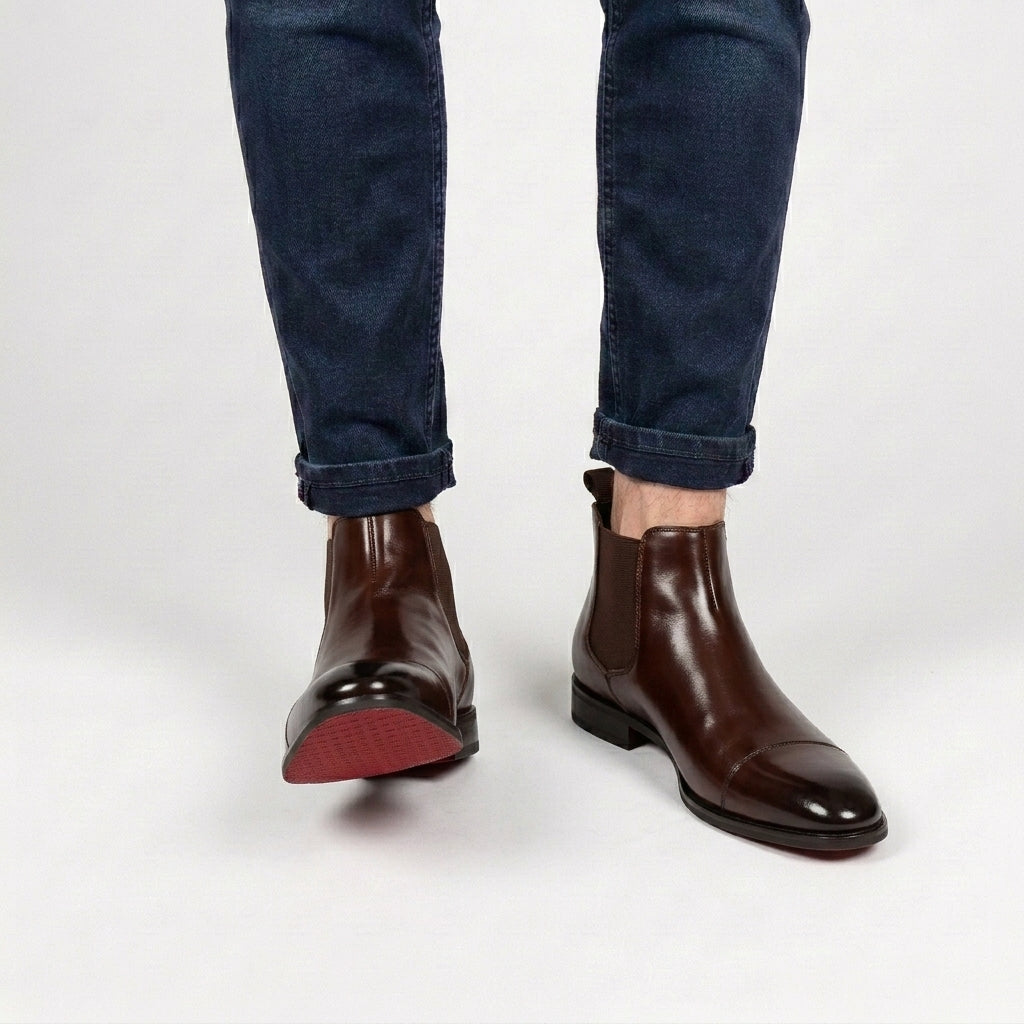 HOLLANDEN | CHELSEA BOOTS LEATHER FOR MEN