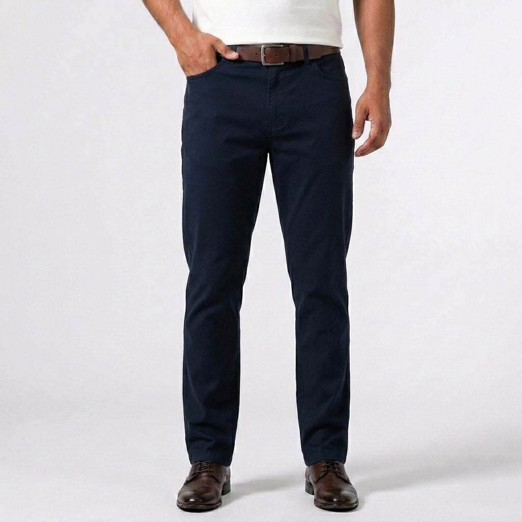 HOLLANDEN | STRAIGHT CHINO TROUSERS FOR MEN