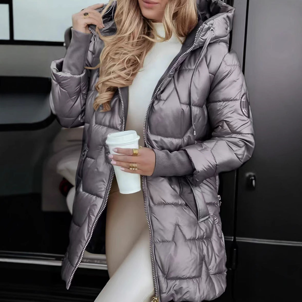 Ladies Midi Puffer Jacket | Warm, Stylish and Functional