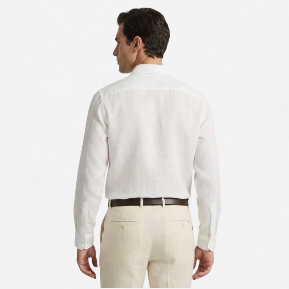 OLDMONEYLOOK | Men’s Refined Linen Shirt
