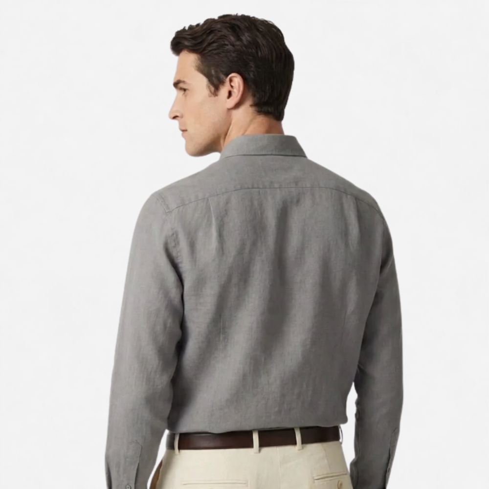 OLDMONEYLOOK | Men’s Refined Linen Shirt
