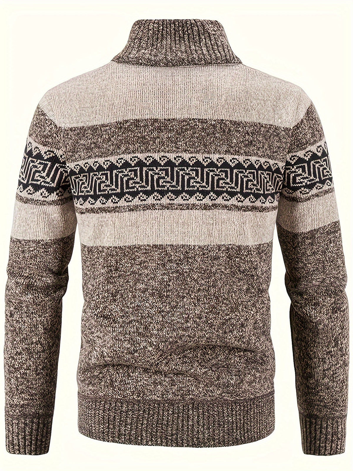 Brooks | Stylish Patterned Full-Zip Cardigan