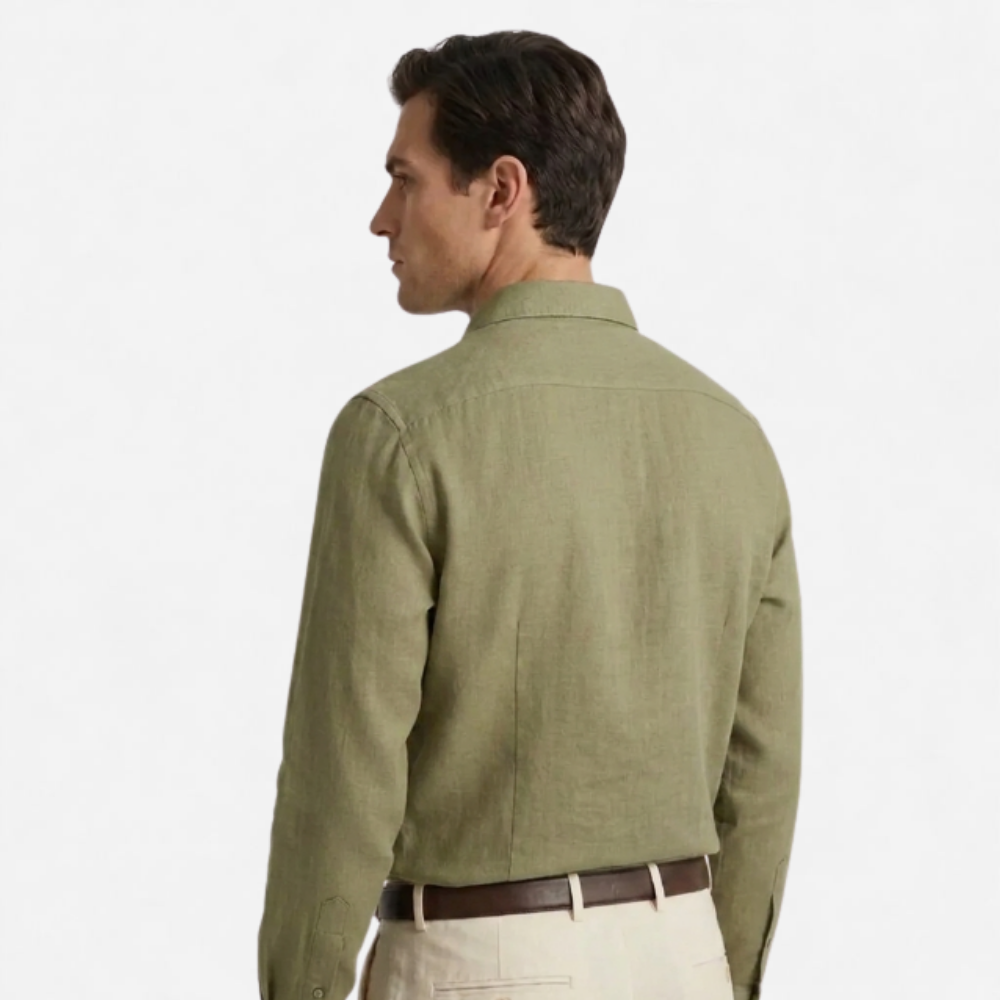 OLDMONEYLOOK | Men’s Refined Linen Shirt