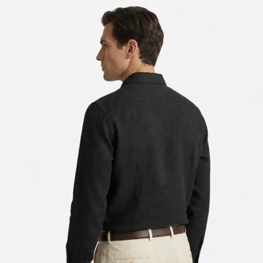 OLDMONEYLOOK | Men’s Refined Linen Shirt