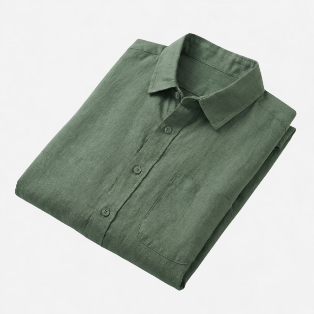 OLDMONEYLOOK | Men’s Refined Linen Shirt