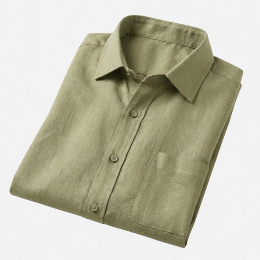 OLDMONEYLOOK | Men’s Refined Linen Shirt