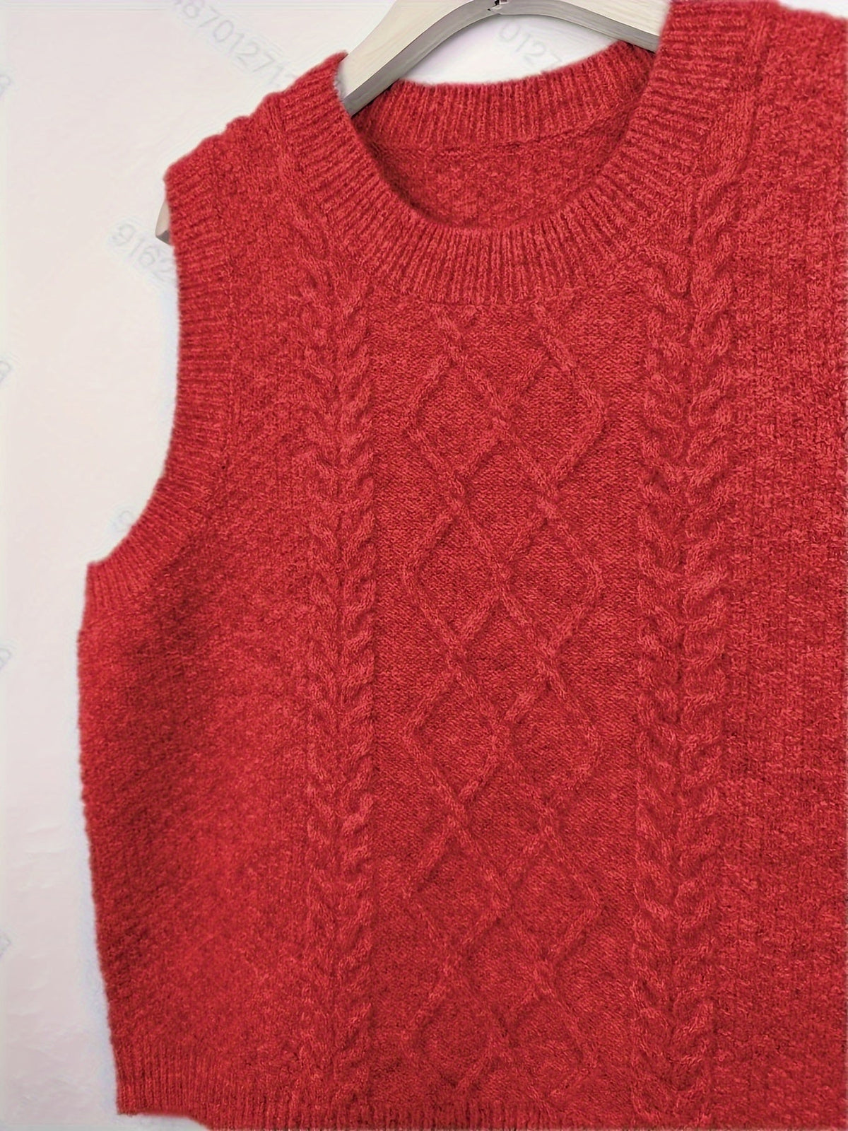 Eliza | Knit Cable Vest