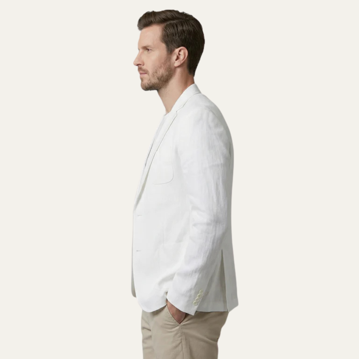 The Belmont Men’s Casual Summer Linen Blazer Jacket