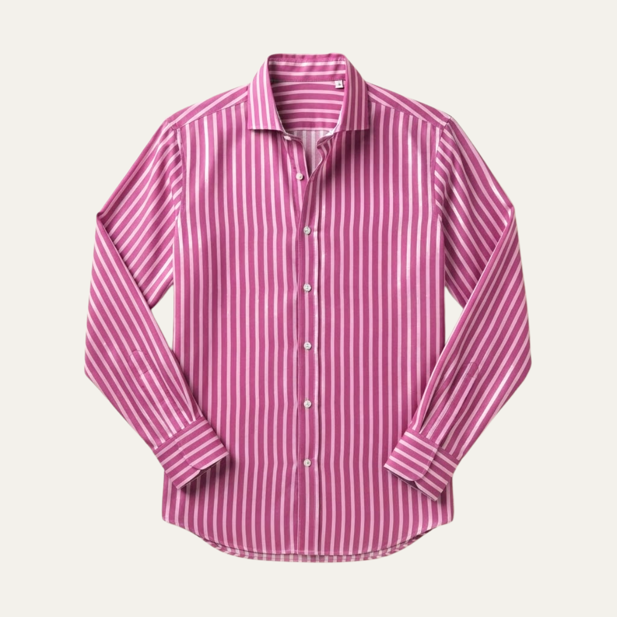 The Asheville Men’s Breathable Smart Fit Striped Linen Shirt