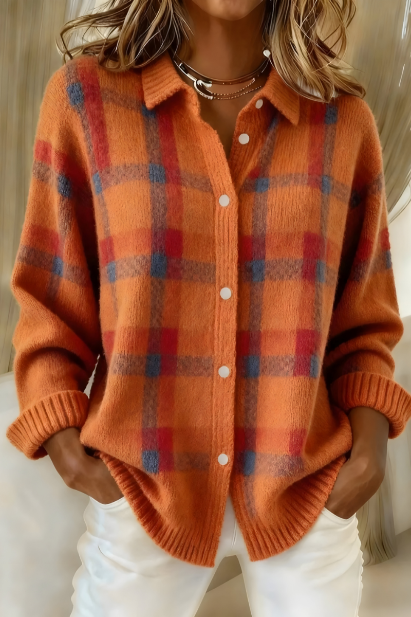 Larkspur | Women's Check Cardigan