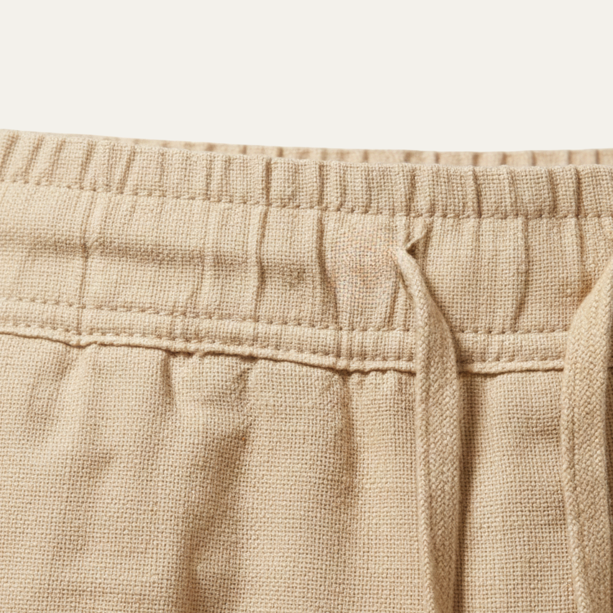Linen Summer Drawstring Shorts for Men