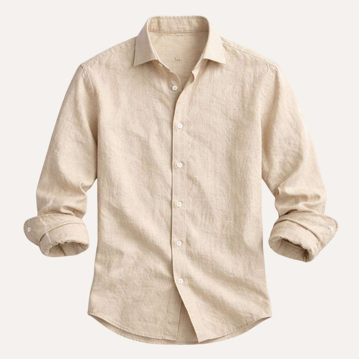 The Naples Bay Men’s Casual Summer Linen Shirt