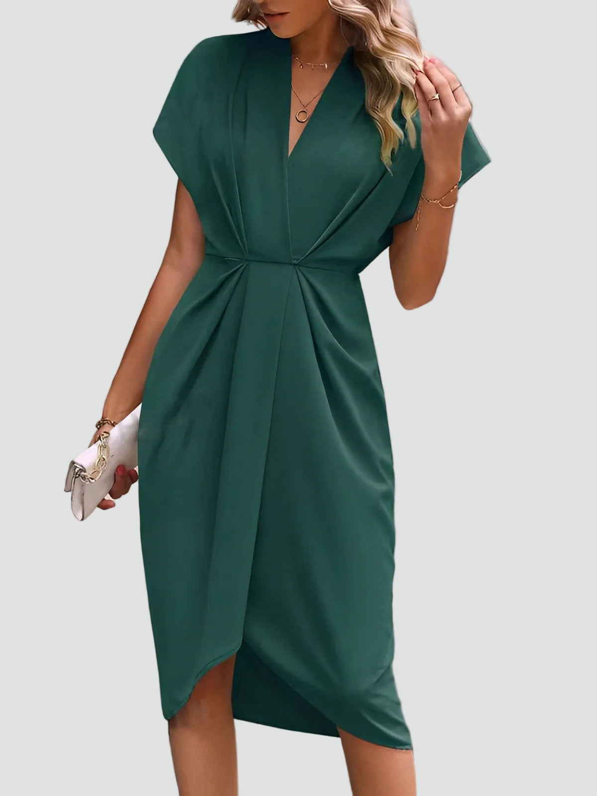 Wrap Dress for Women Regular Fit Softly Drapes Beautifully Around the Figure