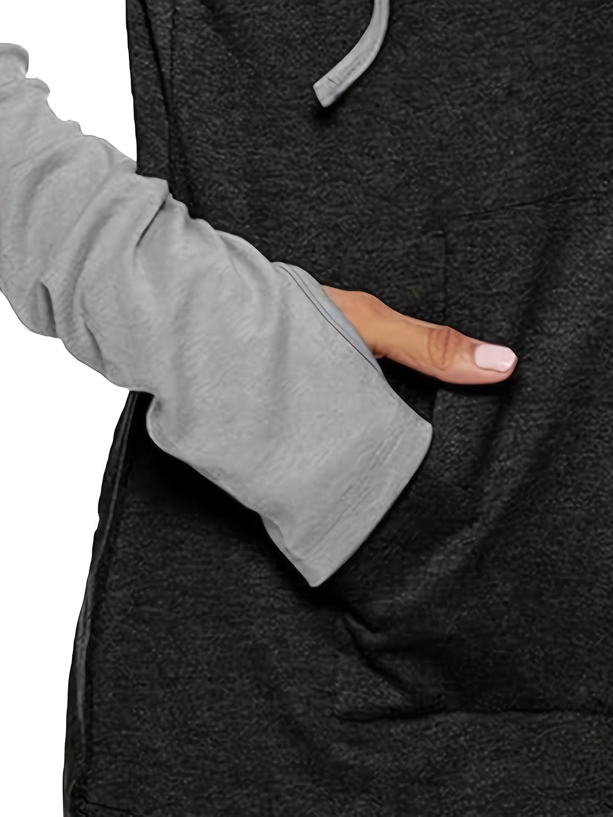 Coralie | Color-Blocked Hoodie with Thumbholes