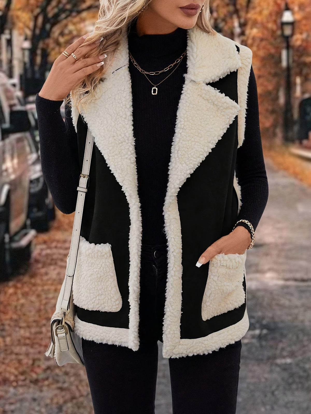 Cecily | Cozy Lined Lapel Vest