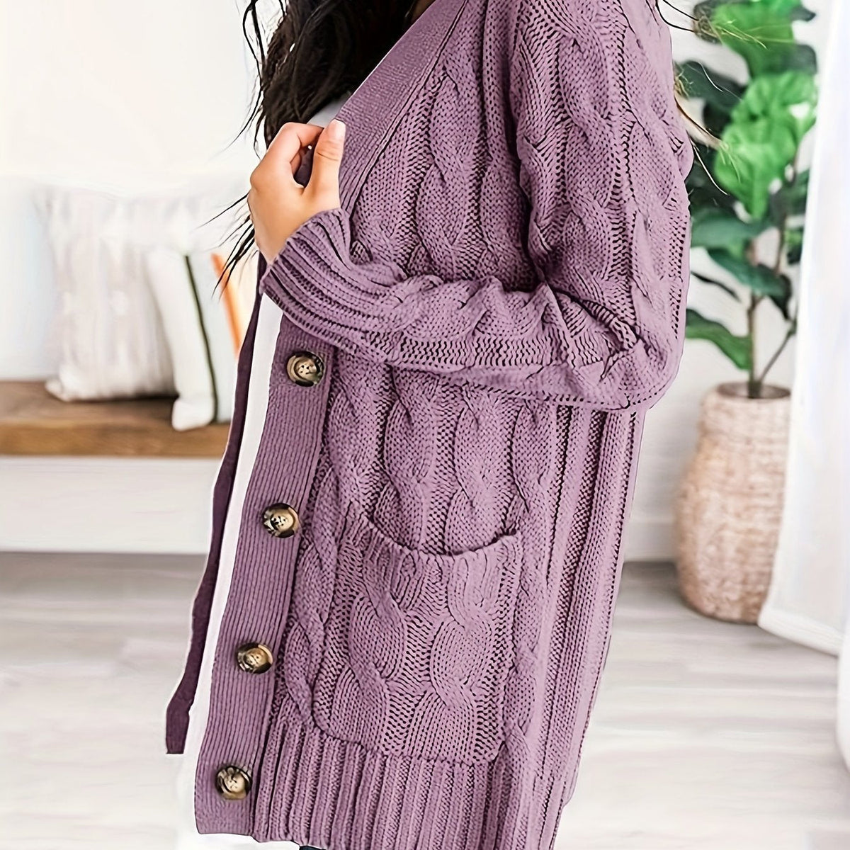 Chic Women's Knitted Cardigan