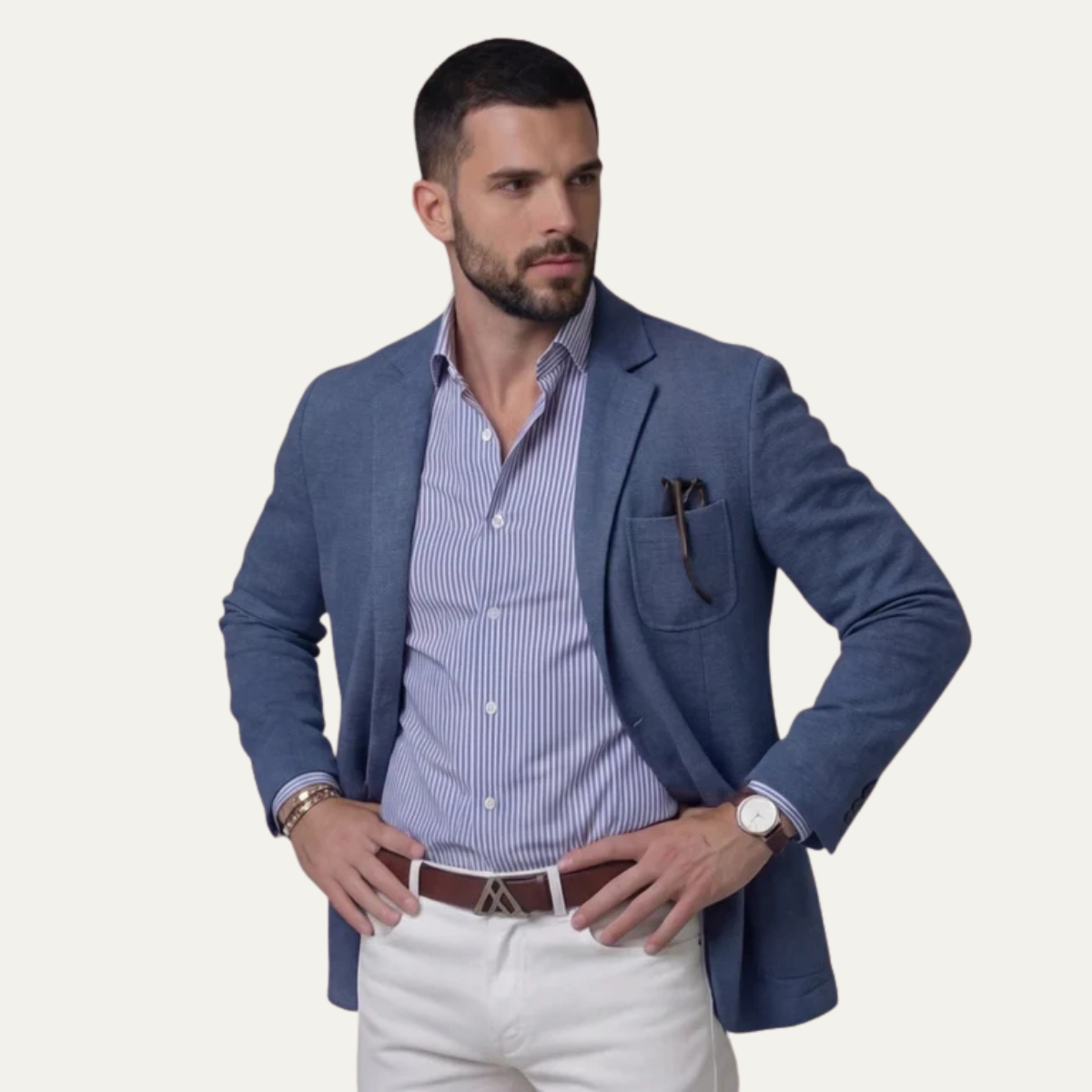 The Winslow Men’s Lightweight Slim Fit Blazer Summer Jacket