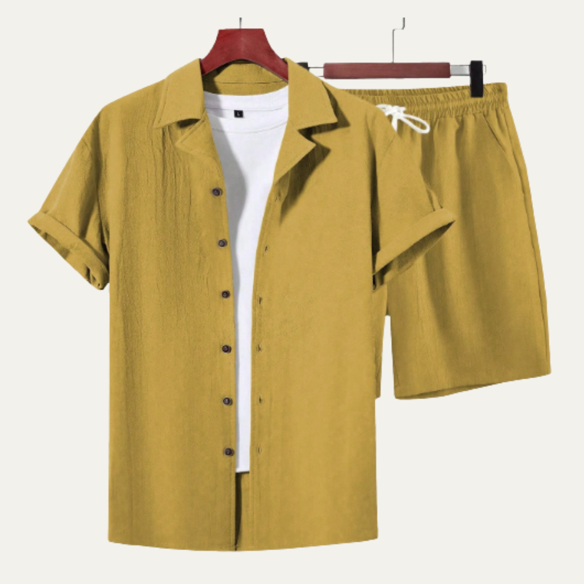 The Stonefield Ridge Men’s Summer Co-Ord Set – Shirt & Shorts
