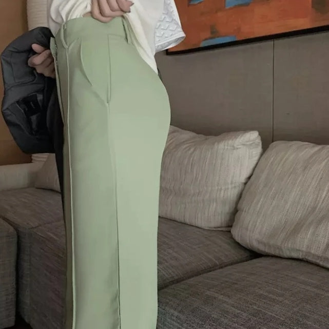High Waist Women's Trousers