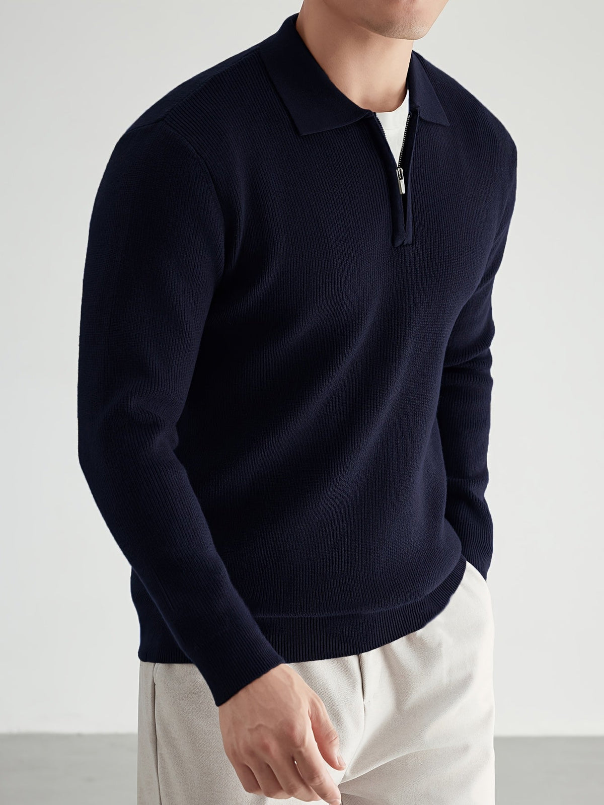 Douglas | Quarter-Zip Polo Sweater
