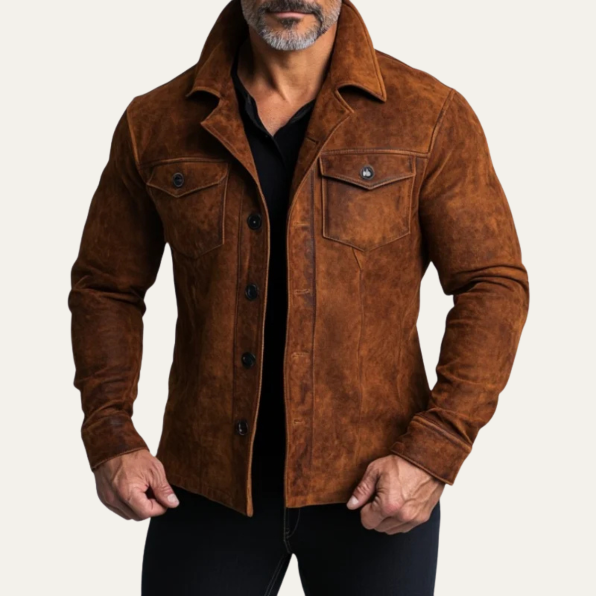 The Monferrato Men’s Retro Waxed Canvas Jacket