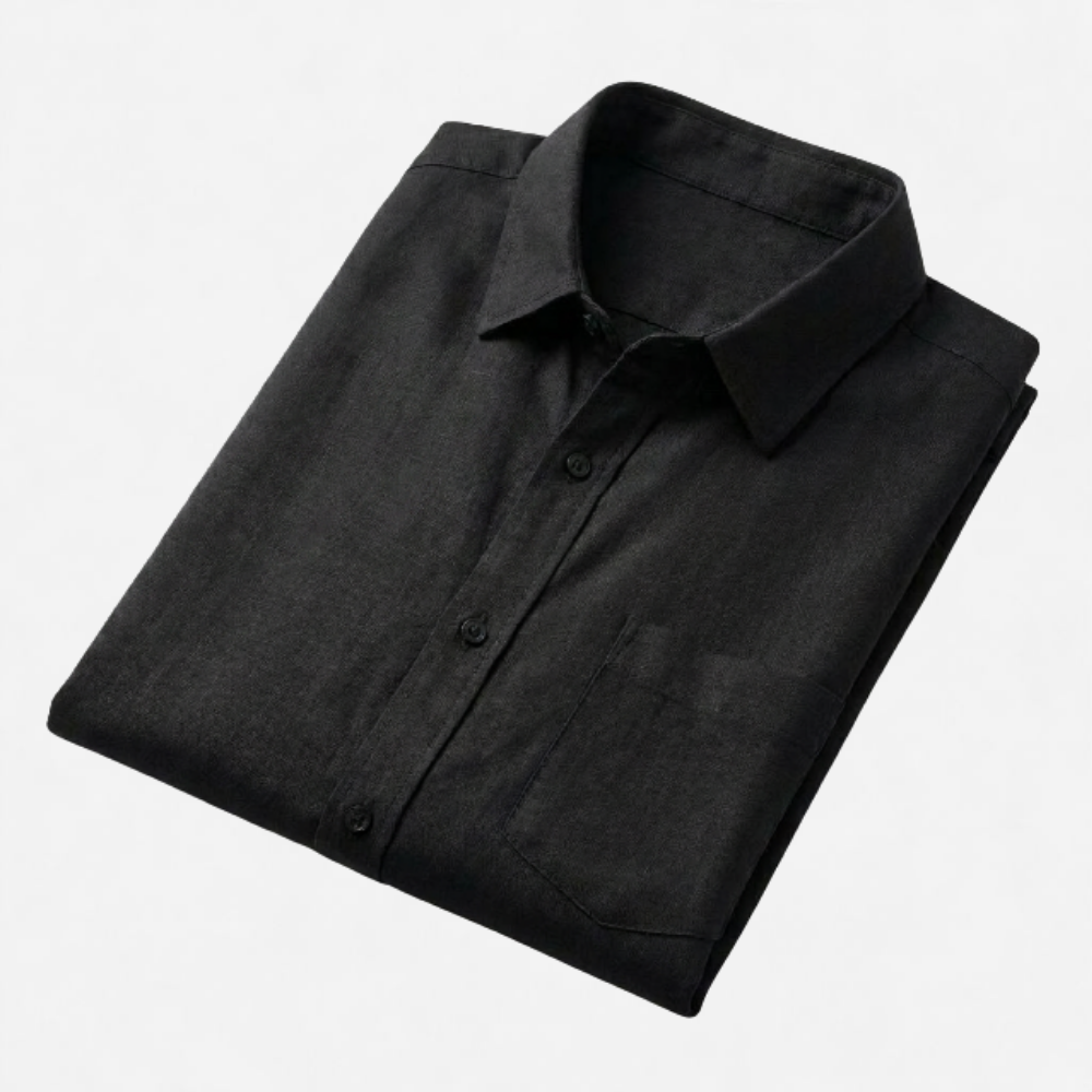 OLDMONEYLOOK | Men's Classic Linen Short Sleeve Shirt