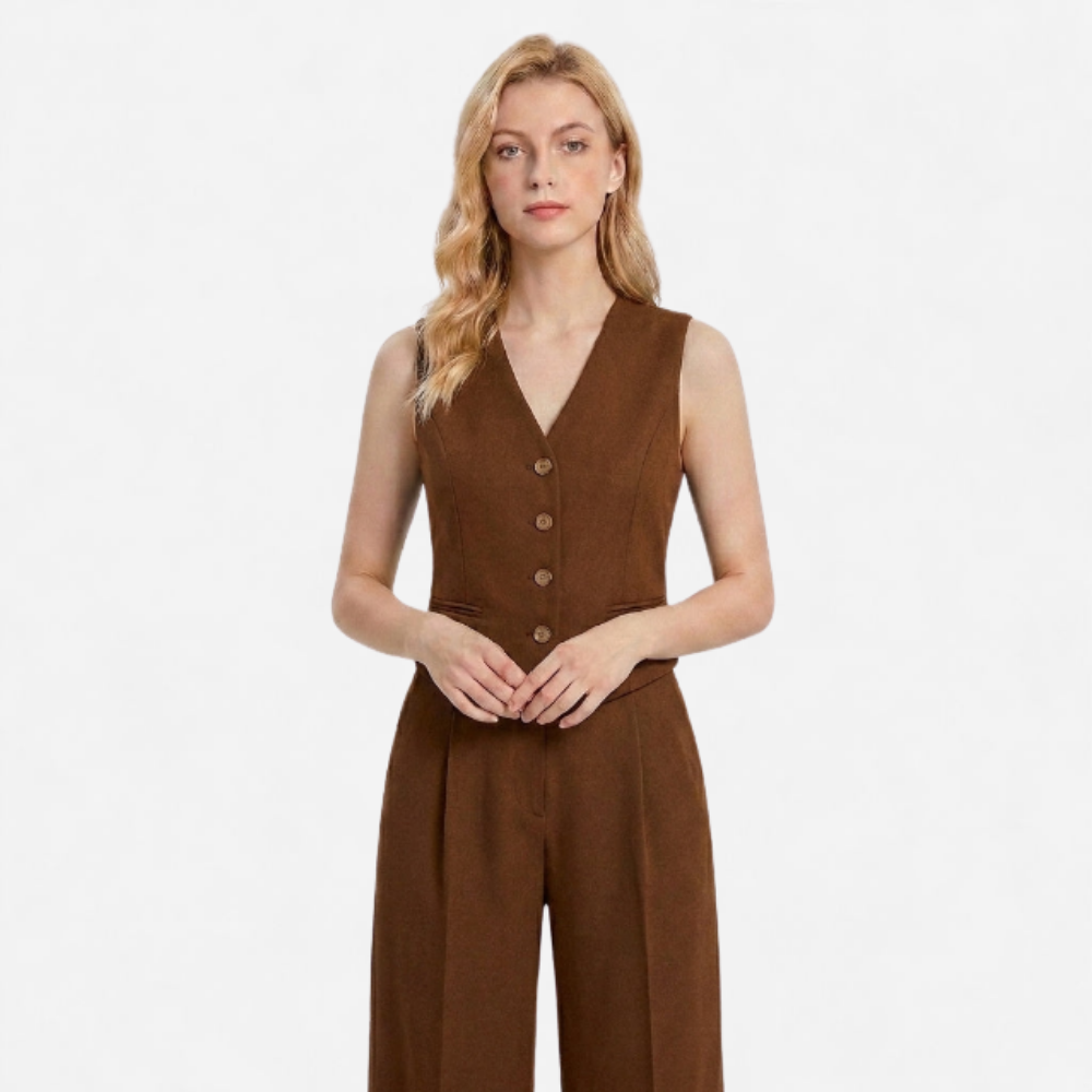 OLDMONEYLOOK | Women’s Tailored Vest and Trousers Set