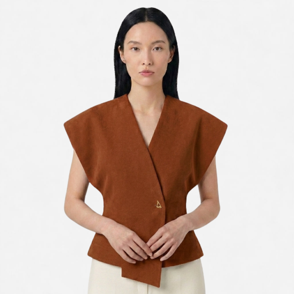 OLDMONEYLOOK | Women’s Classic V-Neck Blouse