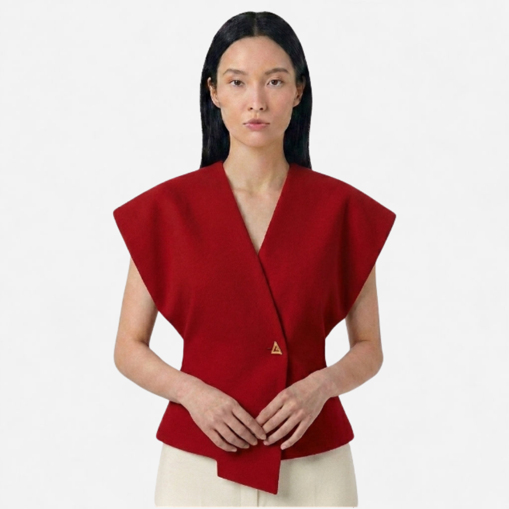 OLDMONEYLOOK | Women’s Classic V-Neck Blouse