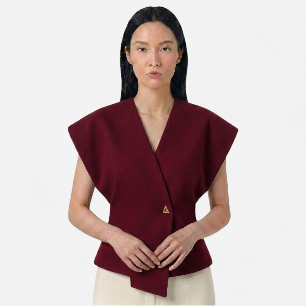 OLDMONEYLOOK | Women’s Classic V-Neck Blouse
