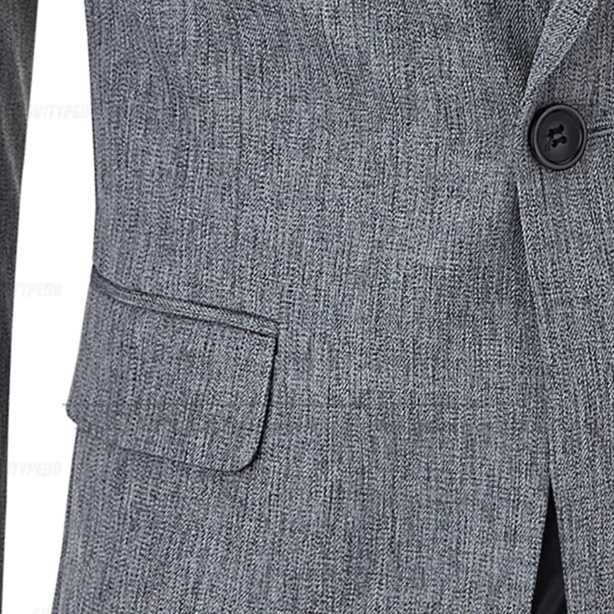 The Mandello Men’s Single Breasted Lightweight Slim Fit Linen Blazer Jacket