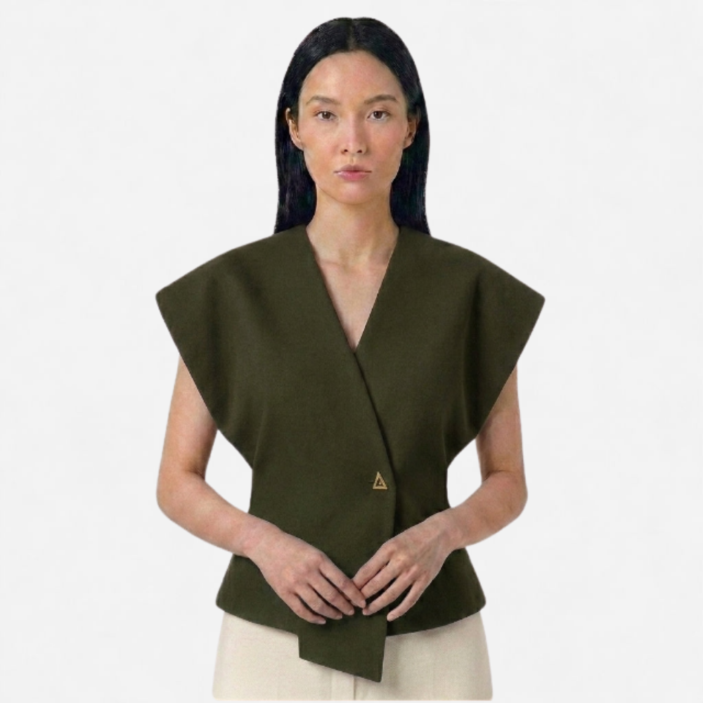 OLDMONEYLOOK | Women’s Classic V-Neck Blouse