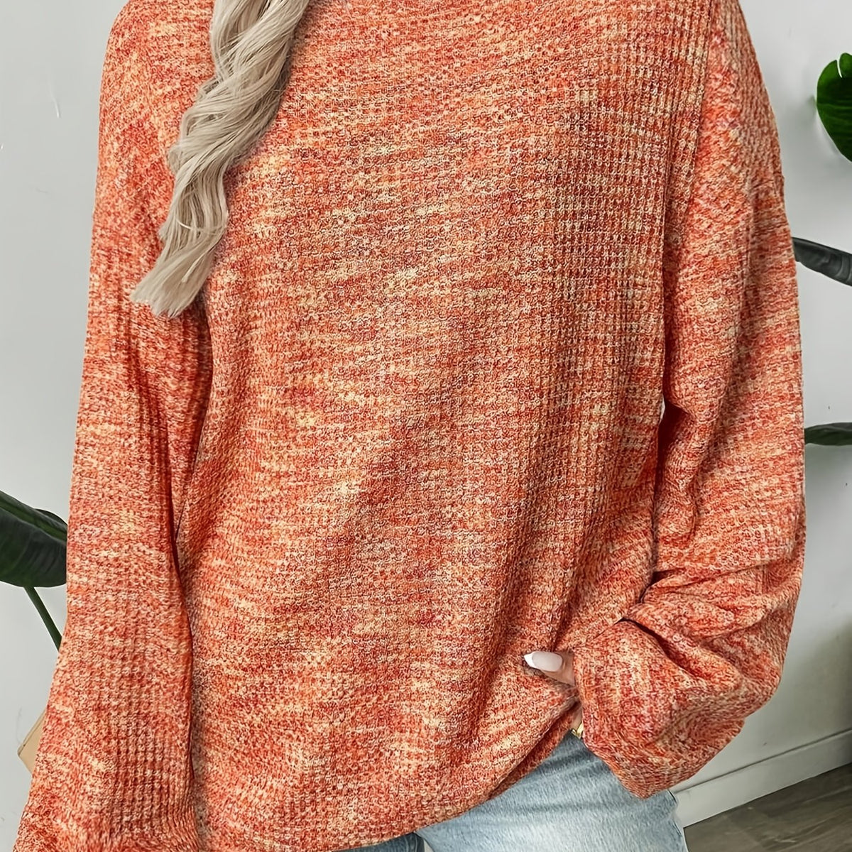 Greta | Cozy Waffle-Knit Sweater