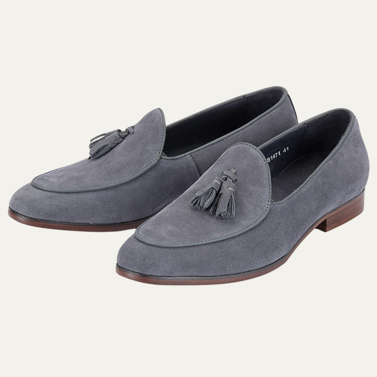 The Brentwood Falls Men’s Suede Leather Tassel Loafers