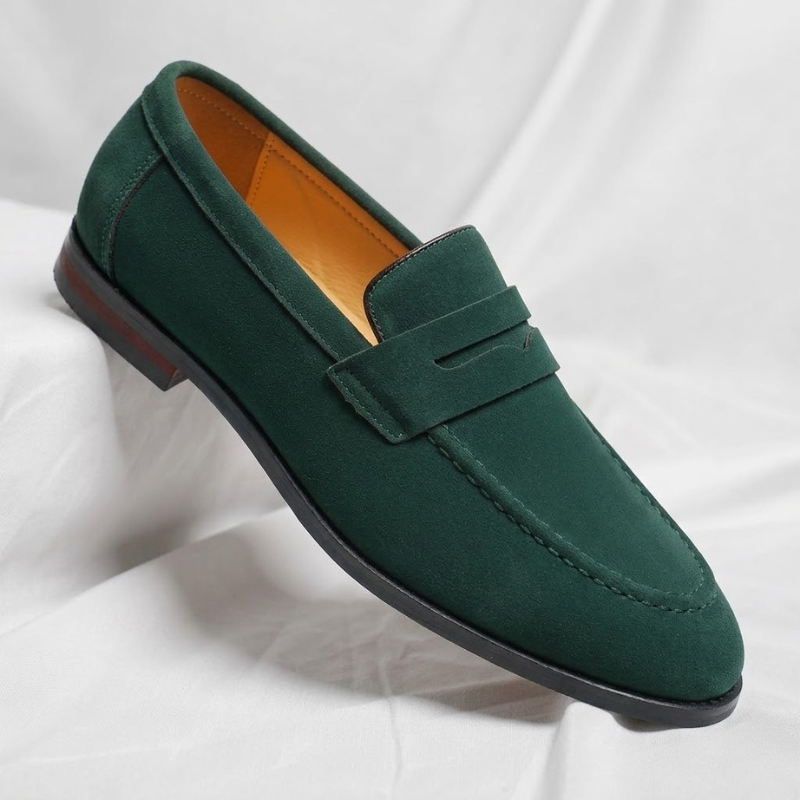 Marco Suede Penny Loafers