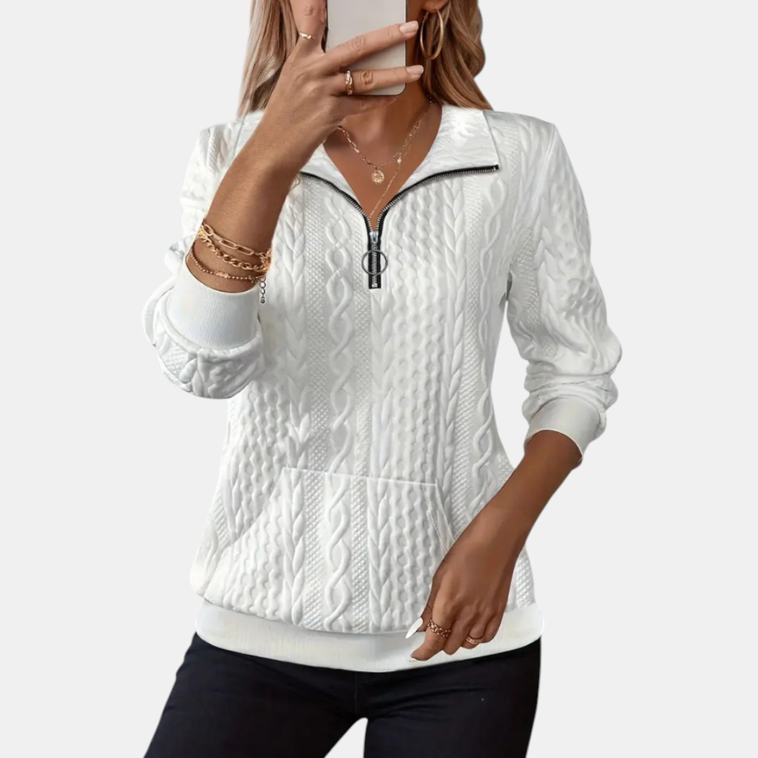 Ladies' Long Sleeve Jumper | Warmth and Style in One