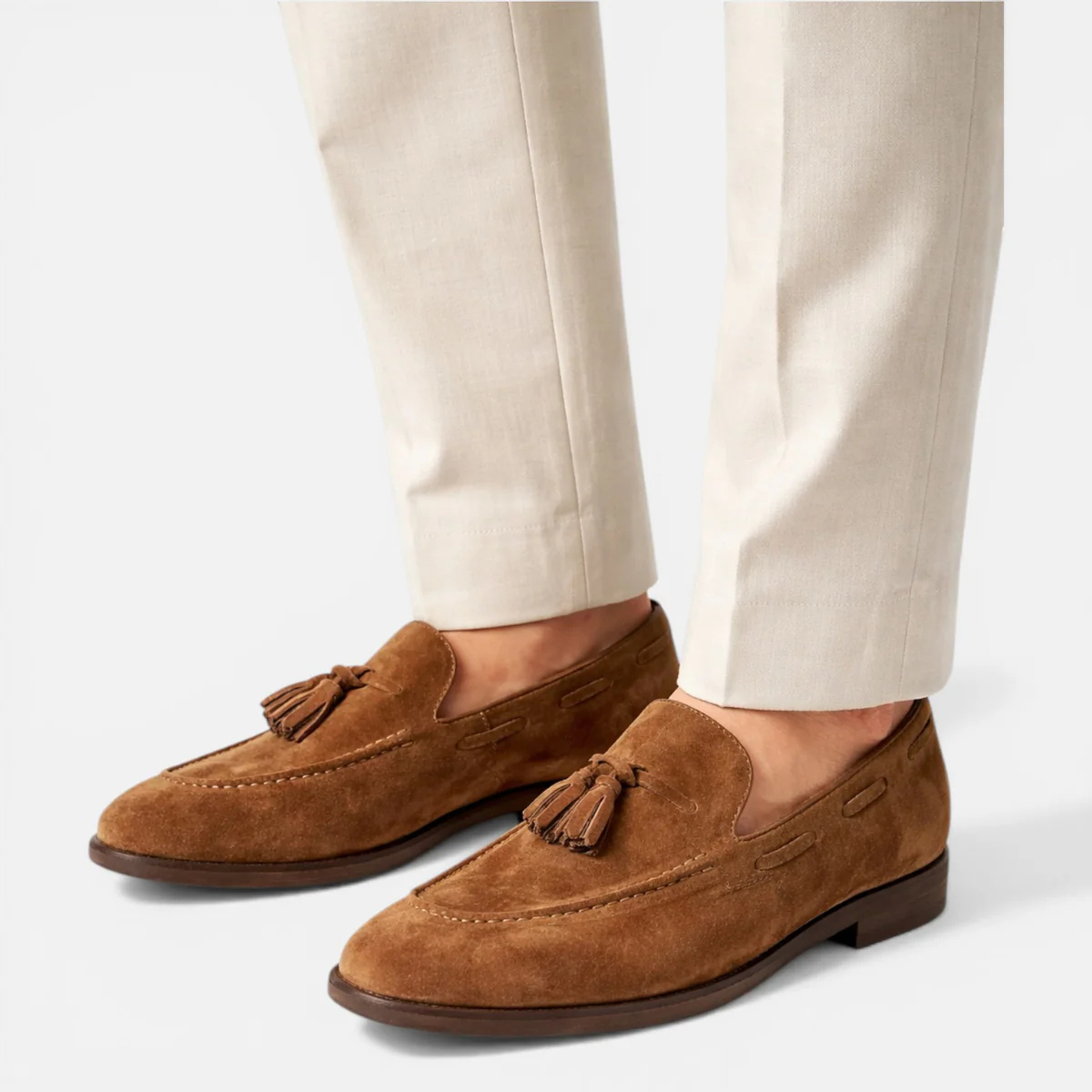 The Stratton Men’s Faux Leather Tassel Loafers