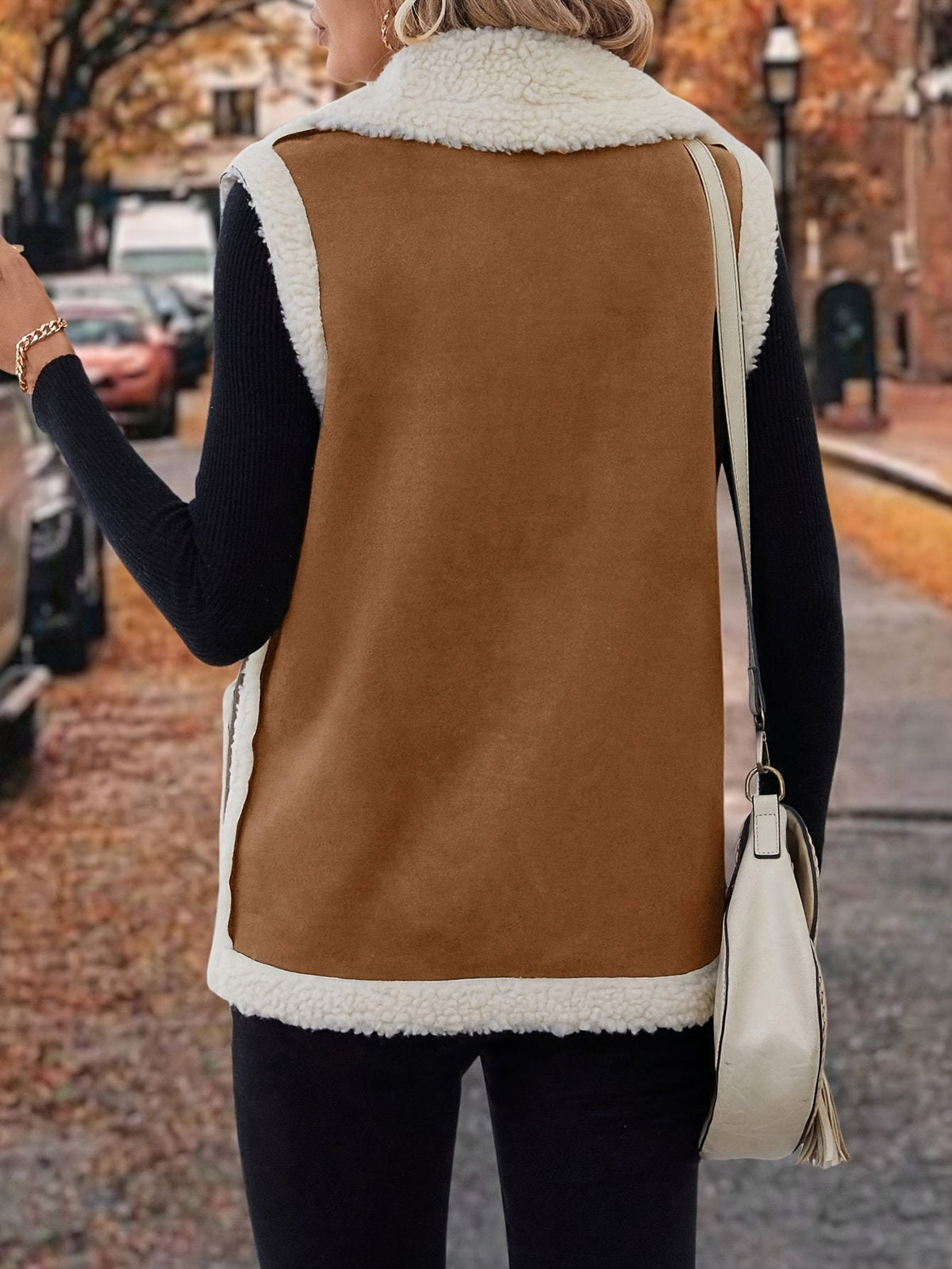 Cecily | Cozy Lined Lapel Vest