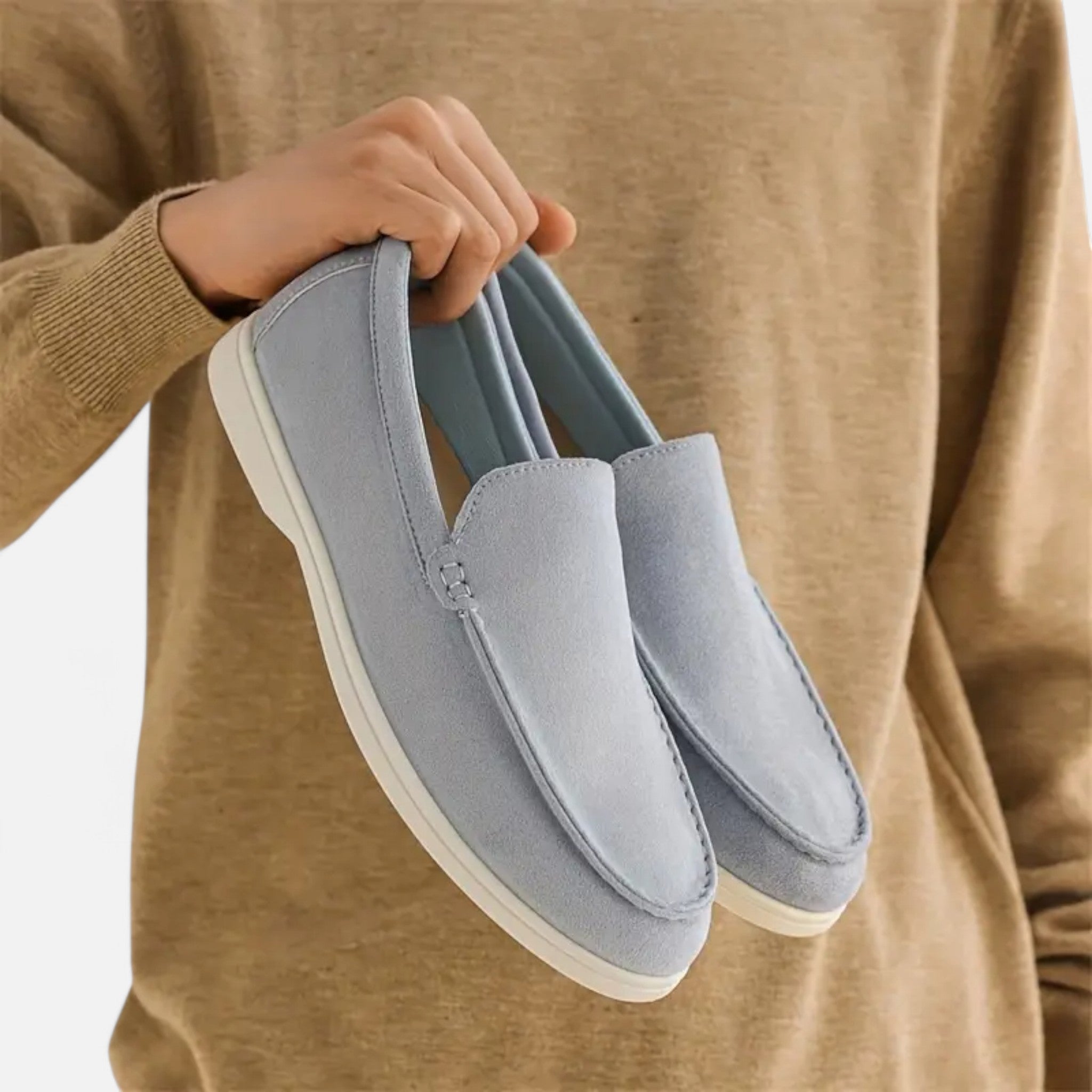 OldMoneyLook | Men’s Low Suede Loafers