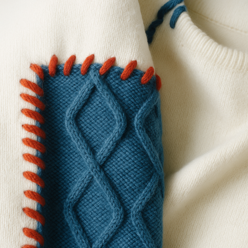 Arty Patch Sweater (FINAL SALE)