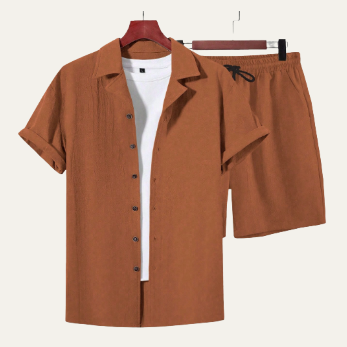 The Stonefield Ridge Men’s Summer Co-Ord Set – Shirt & Shorts