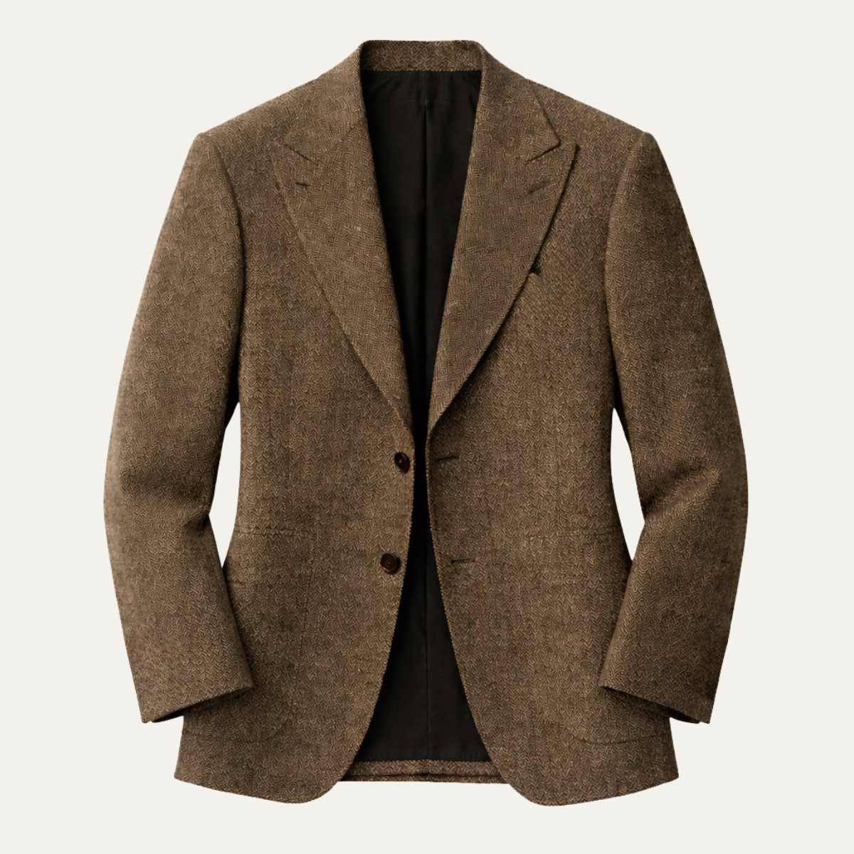 The Florence Men’s Single Breasted Herringbone Tweed Blazer