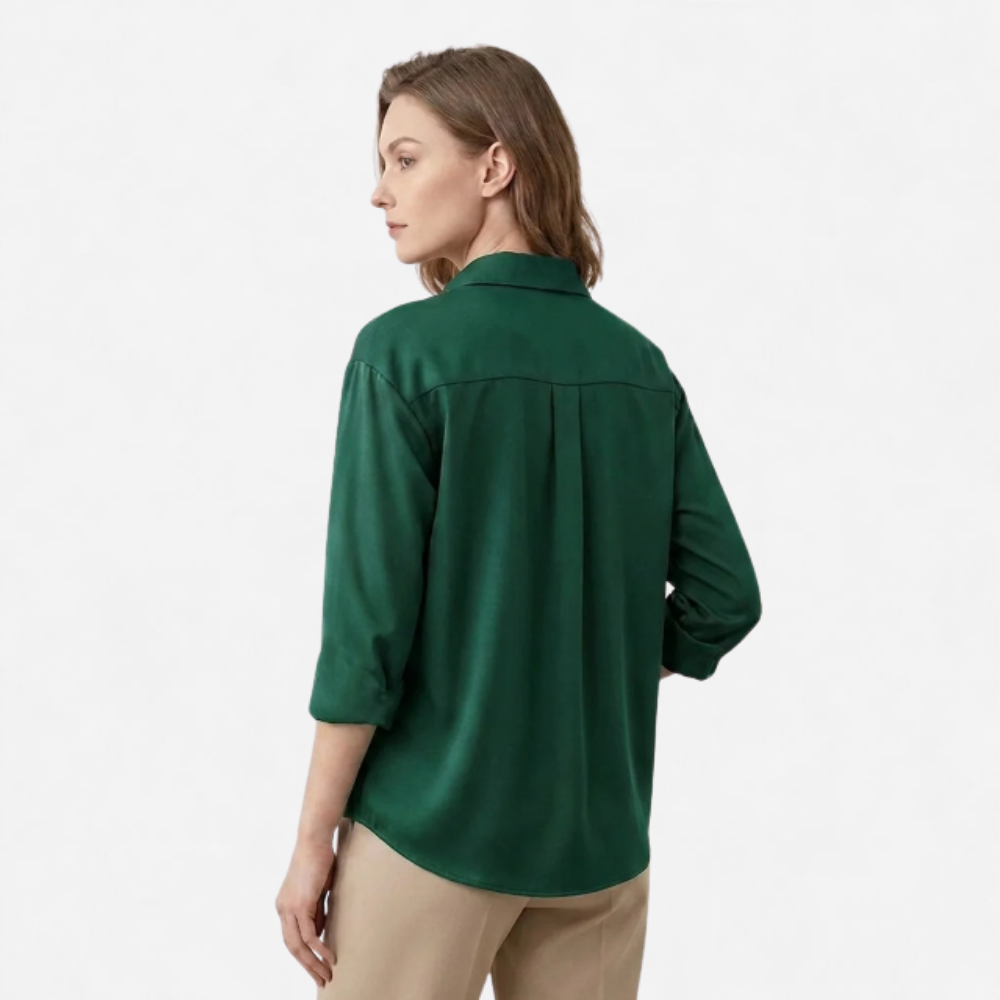 OLDMONEYLOOK | Women’s Classic Long Sleeve Polo Shirt