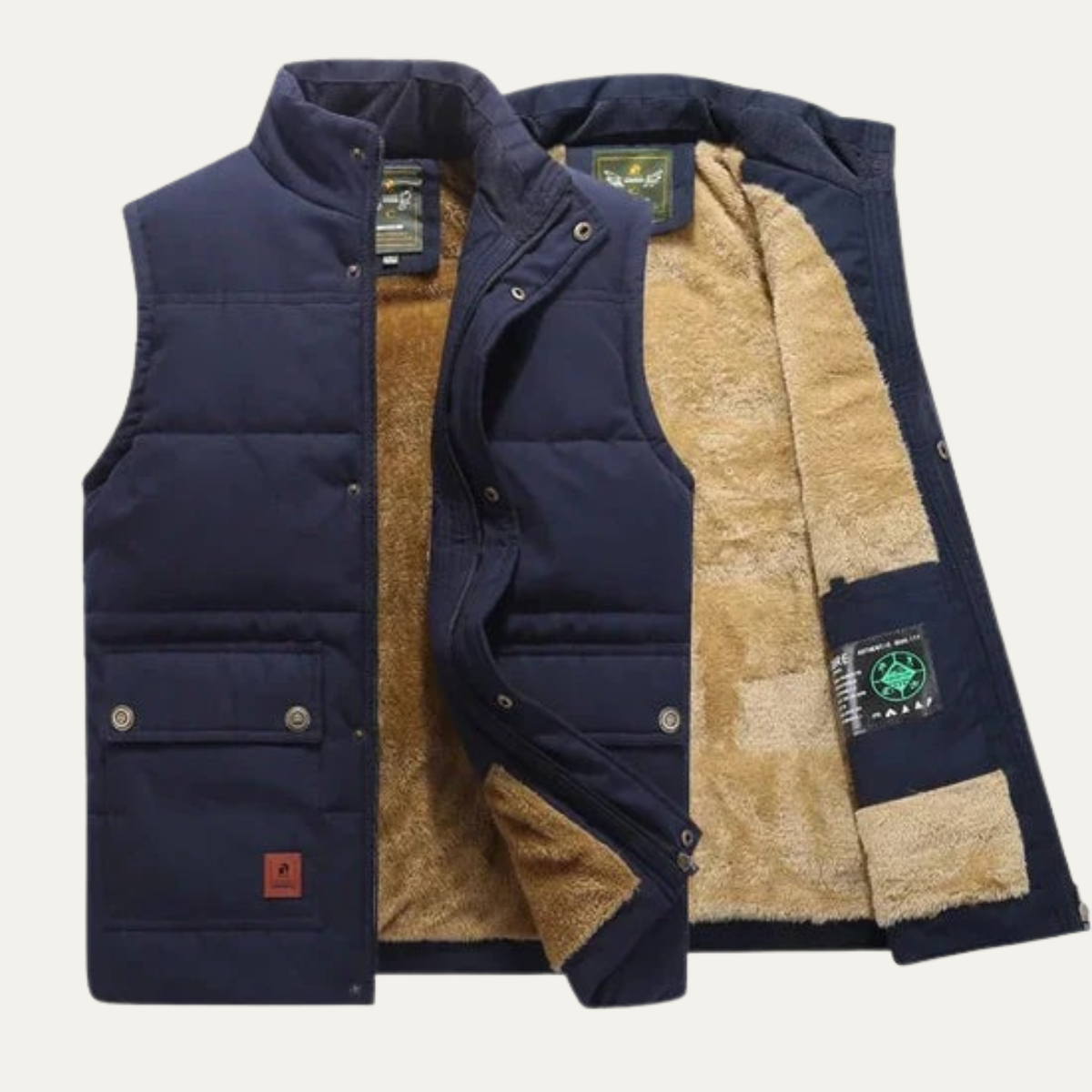 The Aspen Men's Warm Modern Fleece Lined Winter Gilet